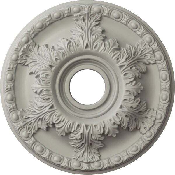 Ekena Millwork Granada Ceiling Medallion (Fits Canopies up to 6 5/8"), 18"OD x 3 1/2"ID x 2 1/2"P, Pot of Cream CM18GAPCF - main